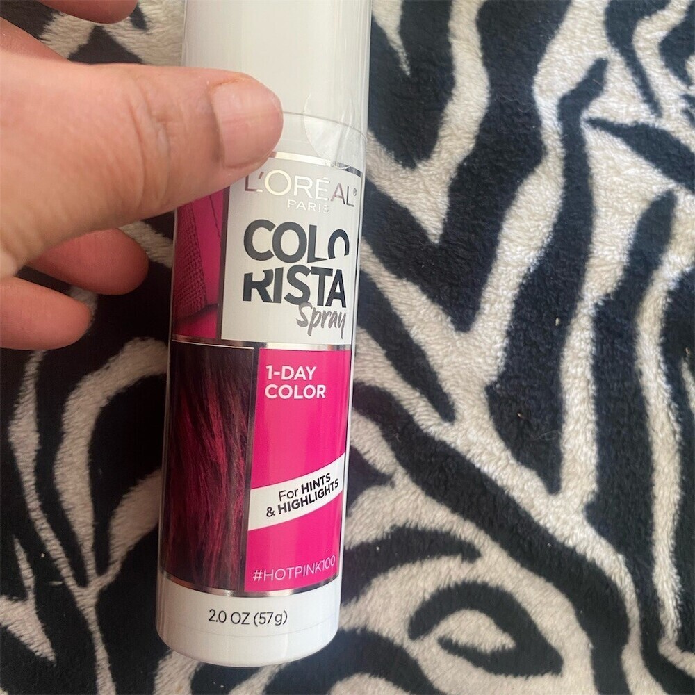 L'Oreal Paris Colorista 1-Day Temporary Hair Color Spray Hot Pink 2 oz